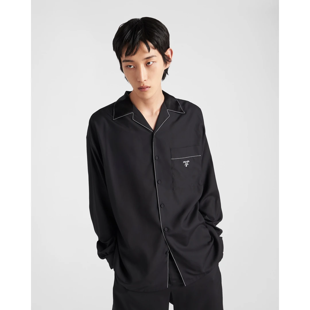 Camicia Seta Crepe de Chine