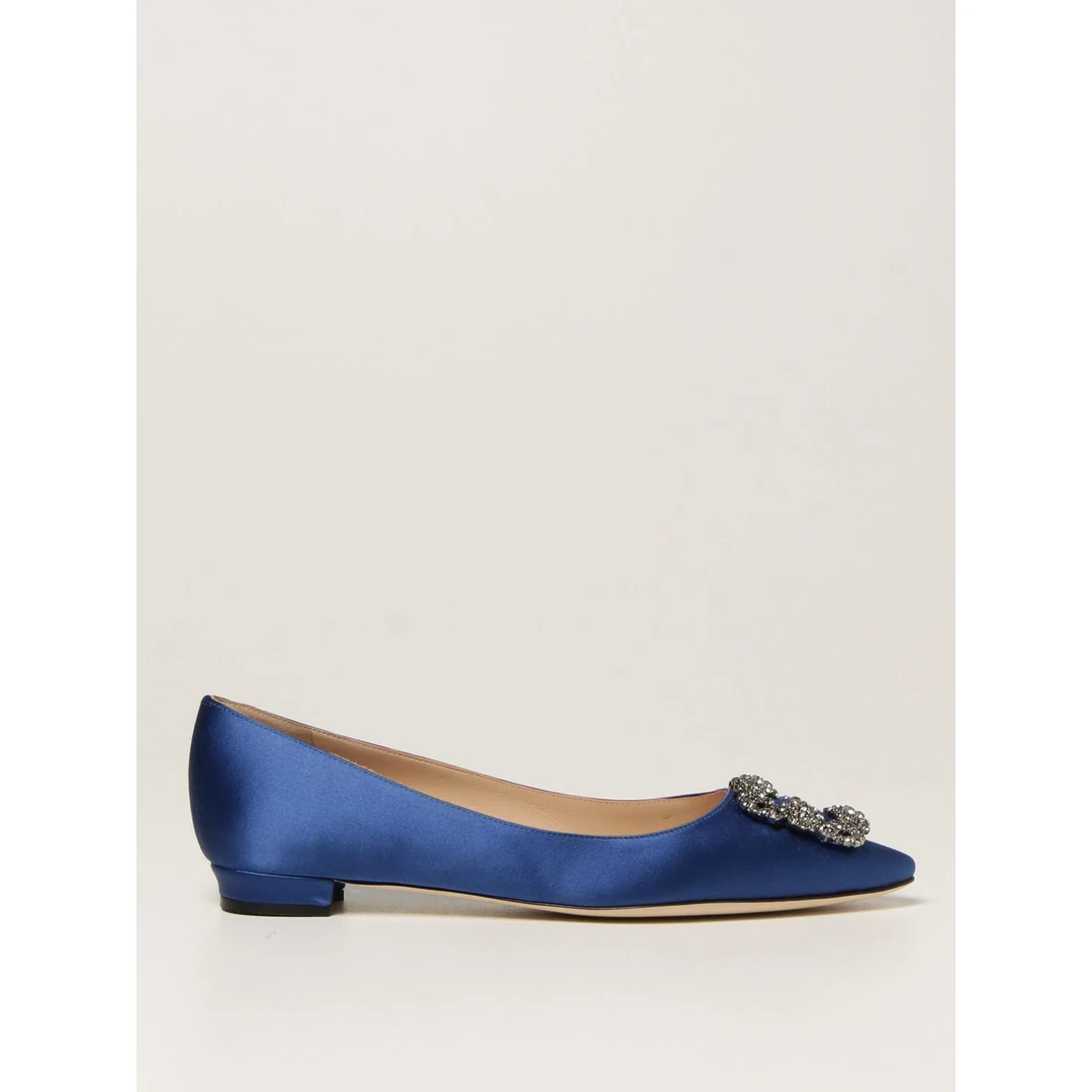 Hangisi Flat Blu Satin
