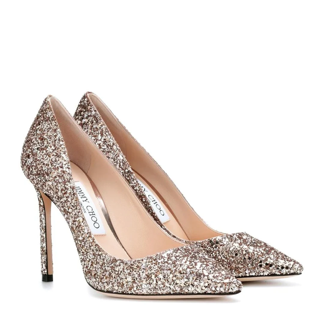 Romy 100 Glitter Pump